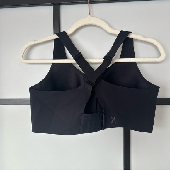 [4] Knix Catalyst High Impact Sports Bra In Black Adjustable Straps Front Zip - Picture 5 of 11